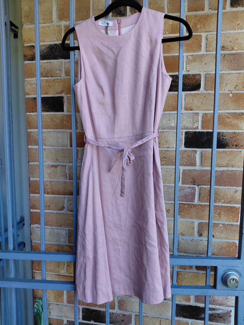 Rosso35 Sleeveless Tie-Waist Dress See The Pic For Size 40)   #B35 - Picture 3 of 9